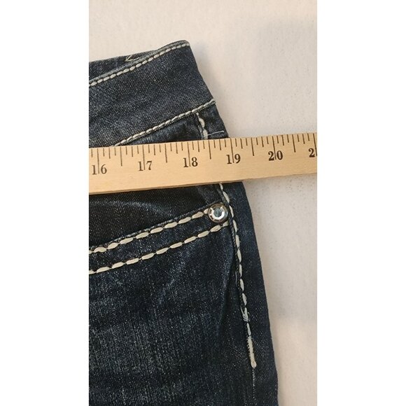 Paisley Sky Women's Dark Wash Denim Jeans Size 14 - Picture 9 of 13
